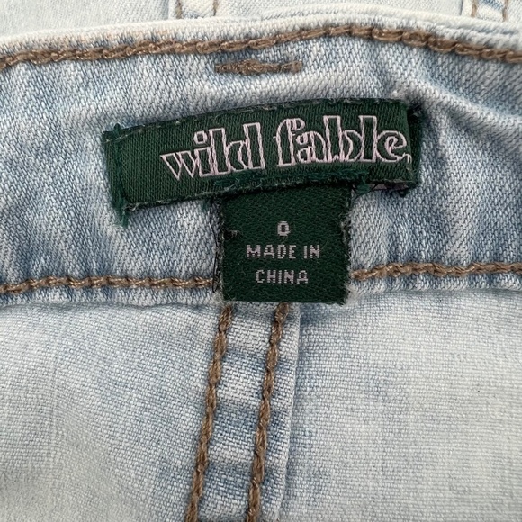 Wild Fable Cut-Off Button-Fly Jean Shorts Size 0 Women’s - Picture 2 of 7